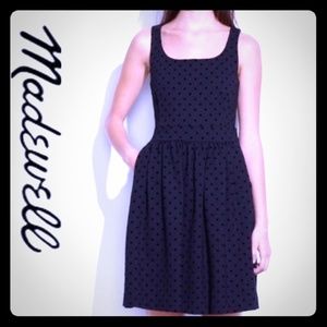Madewell Black Polkadot Dress